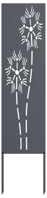 Obrázek produktu pro vidaXL Zahradní zástěna antracitová 32 x 140 cm