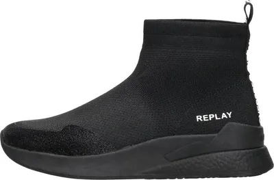 Produktbild von Replay Maze JR 3 Enkellaarsjes - Zwart - Maat 30