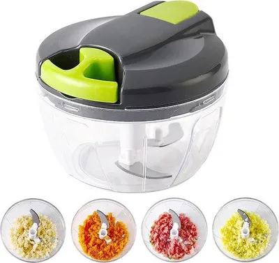 Productafbeelding van Famanu Voedselhakker 520 ml - Handhakker voor groenten en knoflook