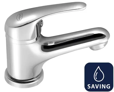 Produktbild von AQUALINE 35 Waschtischarmatur, WASSERSPAR-Kartusche, Chrom