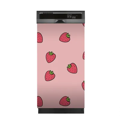 Produktbild von Aufkleber sticker 45x80 cm Dekorative folie Spülmaschine - Erdbeere