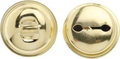 Produktbild von Rollenglöckchen goldfarben 25 mm 3 Stück