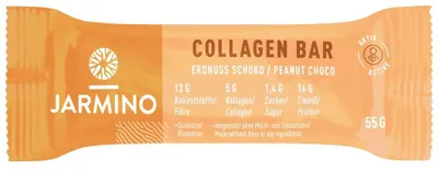 Produktbild von JARMINO Kollagenriegel Erdnuss (12 Stk.) (bio)