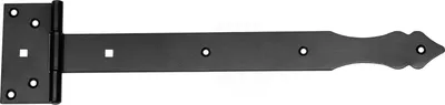 Produktbild von Kreuzgehänge T-Scharniere T-Bänder Gerollt 350 mm Halbschwere Schwarz
