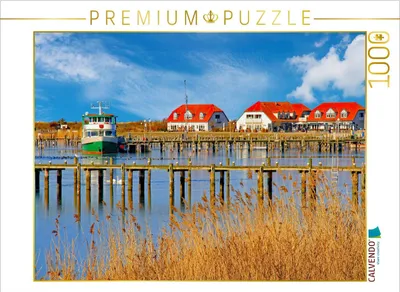 Produktbild von CALVENDO Puzzle Eiszeit im Salzhaff | 1000 Teile Lege-Größe 64x48cm Foto-Puzzle für glückliche Stunden
