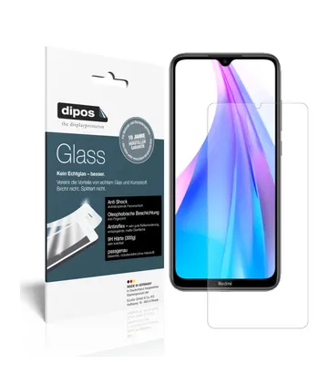 Obrázok produktu pre 2x ochranná fólia pre Xiaomi Redmi Note 8T matná - proti nárazom 9H fólia dipos Glass plastové sklo