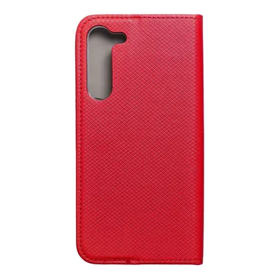 Zdjęcie produktu dla Pokrowiec König Design kompatybilny z Samsung Galaxy S23 z syntetycznej skóry - etui na telefon w kolorze czerwonym