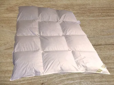 Produktbild von Betten Hofmann Bettdecke, 100% neue Daunen Klasse 1, 135x200 cm, Wärmegrad 5, 3x4 Kassetten-Konstruktion mit 3cm hohen Innenstegen, feinste Soft-Baumwoll-Einschütte 100% Baumwolle NM 100, weiß mit Biese