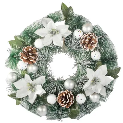 Immagine prodotto di Verk 26200 Ghirlanda di Natale con ornamenti 30 cm
