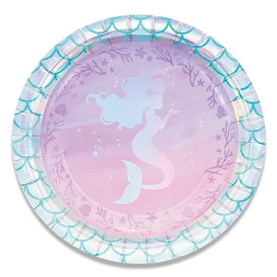 Produktbild von Teller Mermaid shine, Ø18, 8Stk.