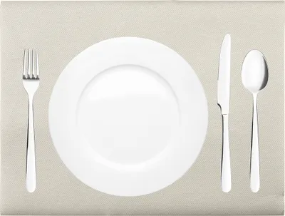 Produktbild von Airlaid Tischsets Silber, 40 x 30 cm, 100 Stück - Mank - Platzdeckchen Unterlage