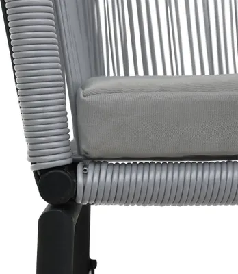 Produktbild von vidaXL Gartenstühle 2 Stk. Anthrazit PE-Rattan