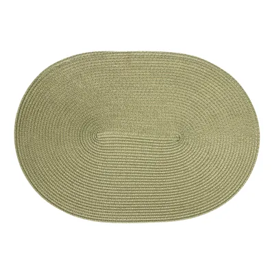 Obrázek produktu pro CONTINENTA, podtácek oválný, barva: šilhatá zeleň, rozměry: 45 x 31 cm, kód: 6602, EAN: 4017167660202