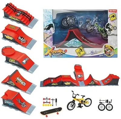 Produktbild von Toi-Toys Fingerkateboard oder Fahrrad mit Skatebaan