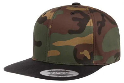Image de Casquette Flexfit - Snapback bicolore TN1408 (taille unique) (vert/noir)