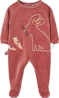 Produktbild von Boboli Velour Strampler Rosa 9 Months Rosa 9 Months