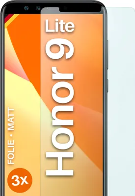 Produktbild von moex® 3x Schutzfolie kompatibel mit Huawei Honor 9 Lite - Displayschutzfolie Anti Reflex Folie, Matt