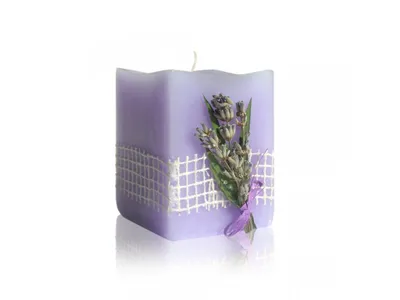 Produktbild von Bulgarian Rose Aromatherapie Kerze Lavendel