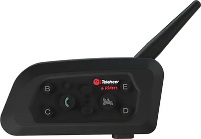 Obrázek produktu pro Teleheer V6 Pro Intercom pro motocyklové přilby, 1200m, duplexní interkom, náhlavní souprava, interkom pro motocyklové přilby, moto, jedno balení
