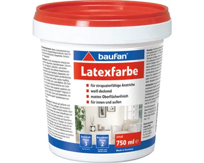 Produktbild von Baufan Latexfarbe 750 ml 100202