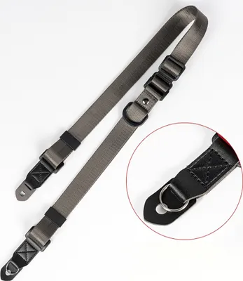 Productafbeelding van Verstelbare schouderband voor kleding, geschikt voor SLR-camera's, microcamera's en kaartlezers. Kleur: donkergrijs