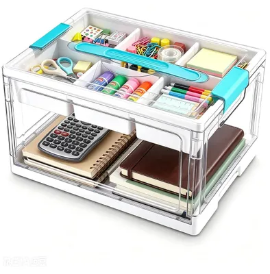 Aufbewahrungsbox 24 L, transparent, 38x28x22,3 cm, Kunststoff