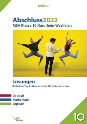 Immagine prodotto di Abschluss 2022 - Mittlerer Schulabschluss Nordrhein-Westfalen Lösungen Realschule