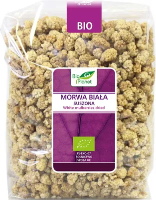 Produktbild von GETROCKNETE WEISSE MAULBEERE  1 kg –  PLANET