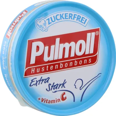 Produktbild von PULMOLL Hustenbonbons zuckerfrei zahnfreundlich extra stark 50g