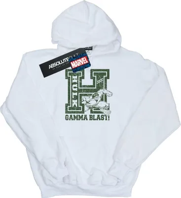 Image de Marvel - Sweat à capuche pour garçon BI10717 (140-146) (Blanc)