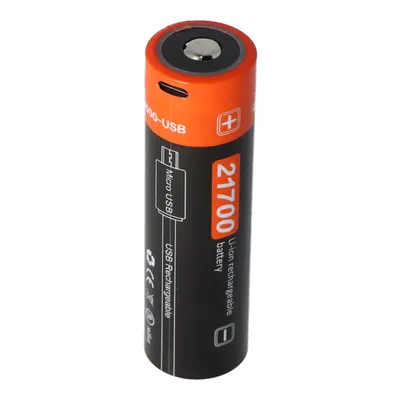 Zdjęcie produktu dla 4000 mAh Bateria litowo-jonowa 21700 o napięciu 3,7 V 4000 mAh 14,8 Wh, 21,3x76,3 mm z portem ładowania USB-C do ładowania