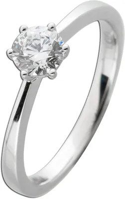 Produktbild von Solitärring 0.50ct F VSI Weißgold 585 14K Lab Grown Diamond  19