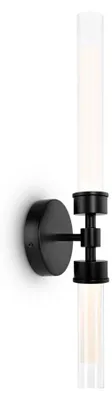 Productafbeelding van Maytoni Stelo LED wandlamp, wandlamp 2x 7W, zwart, warm wit licht