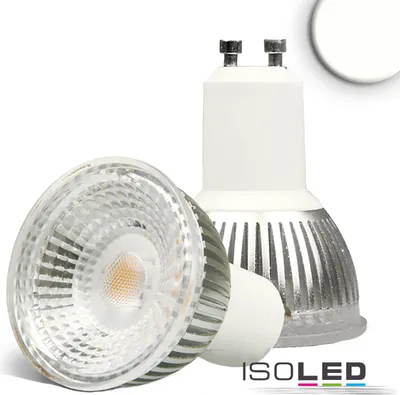 Produktbild von ISOLED GU10 LED Strahler 6W GLAS-COB, 70°, neutralweiß, dimmbar