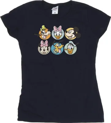 Zdjęcie produktu dla Disney – koszulka damska „Mickey Mouse and Friends” BI48824 (M) (granatowa)