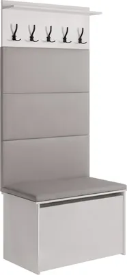 Produktbild von Schuhschrank mit Sitz und Kleiderbügel ANDY