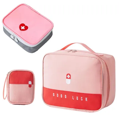 Immagine prodotto di Borse impermeabili per medicinali - Custodia - Kit di pronto soccorso - Portatile - Grande capacità - Con maniglia - Ideale per la casa/viaggi