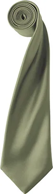 Produktbild von Premier Workwear PR750 | Satin Tie ŽColoursŽ / 144 x 8,5 cm - Farbe: Olive (ca. Pantone 378) - Größe: 144 x 8,5 cm