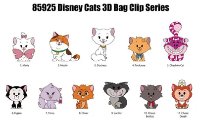 Produktbild von Disney Rucksack-Anhänger  Cats - Mystery multicolor Standard