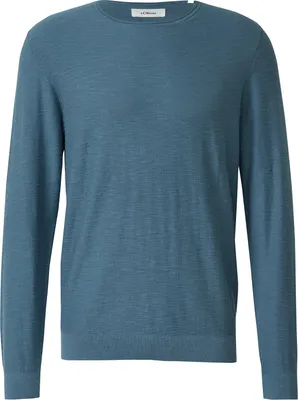 Produktbild von s.Oliver Übergrößen Feinstrickpullover rauchblau