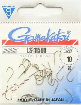 Image de Gamakatsu LS-1150B N°10 Hameçons Brun Sans Ardillon