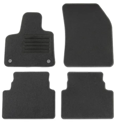 Fußmatten-Set für Citroen C5 Aircross, 02/2019-, 4-teilig, Schwarz