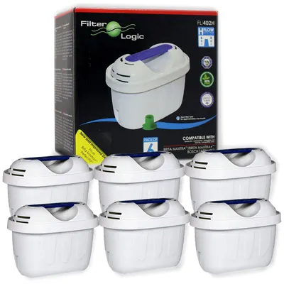 6 Filterpatronen kompatibel mit Brita Maxtra+ Plus