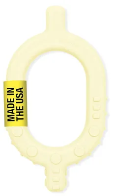 Image de Jouet de dentition pour bébé Grabber d'Ark Therapeutics, jaune clair, en plastique souple