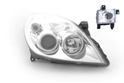 Produktbild von Scheinwerfer passend für Opel Vectra C 08/2005- H7 H1 Re. + Nebel. 1216576 93179915 1216682 93192378 6710034 Johns