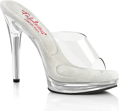 Produktbild von GLORY-501 Damen Slipper von Fabulicious, Transparent  , EU 37, US 7