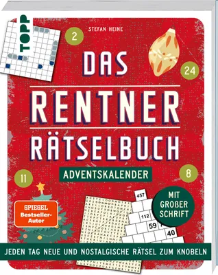 Produktbild von Das Rentner-Rätselbuch - Adventskalender