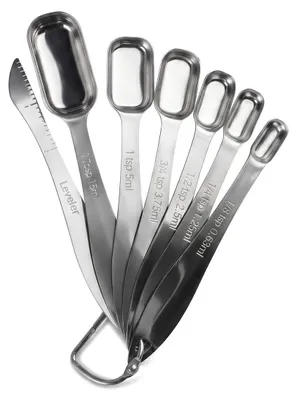 7-teiliges Messlöffel-Set aus Edelstahl, 0,63–15 ml