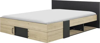 Produktbild von CALICOSY - Bett mit Stauraum 160x200 cm - Swive