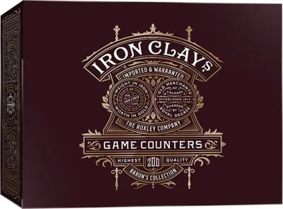 Zdjęcie produktu dla Iron Clays 200 - Akcesoria do gier planszowych - Edycja ENG
